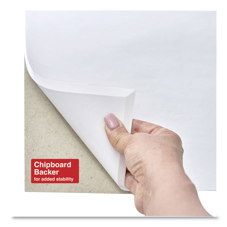 Easel Pads/Flip Charts, Unruled, 27 x 34, White, 50 Sheets, 2/Carton