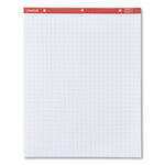 Easel Pads/Flip Charts, Quadrille Rule (1 sq/in), 27 x 34, White, 50 Sheets, 2/Carton