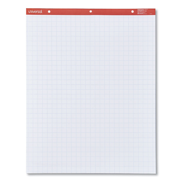 Easel Pads/Flip Charts, Quadrille Rule (1 sq/in), 27 x 34, White, 50 Sheets, 2/Carton