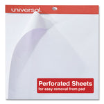 Easel Pads/Flip Charts, Unruled, 27 x 34, White, 50 Sheets, 2/Carton