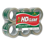 Heavy-Duty Carton Packaging Tape, 3" Core, 3" X 54.6 Yds, Clear, 6/pack