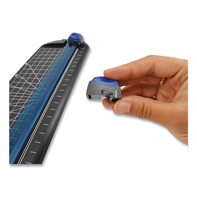 Multi-Purpose Personal Trimmer, 10 Sheets, 12" Cut Length, Plastic Base, 6.38 X 12