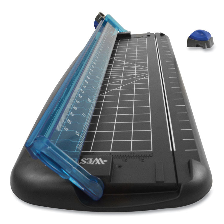 Multi-Purpose Personal Trimmer, 10 Sheets, 12" Cut Length, Plastic Base, 6.38 X 12