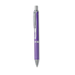 Energel Alloy Rt Gel Pen, Retractable, Medium 0.7 Mm, Violet Ink, Violet Barrel