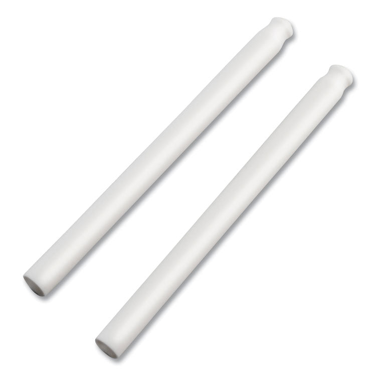 Clic Eraser Refills For Pentel Clic Erasers, Cylindrical Rod, White, 2/pack