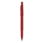 Rolling Writer Rollerball Pen, Stick, Medium 0.8 mm, Red Ink, Red Barrel, Dozen