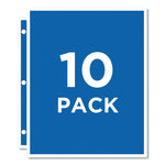 Photo Storage Pages For Six 4 X 6 Mixed Format Photos, 3-Hole Punched, 10/pack