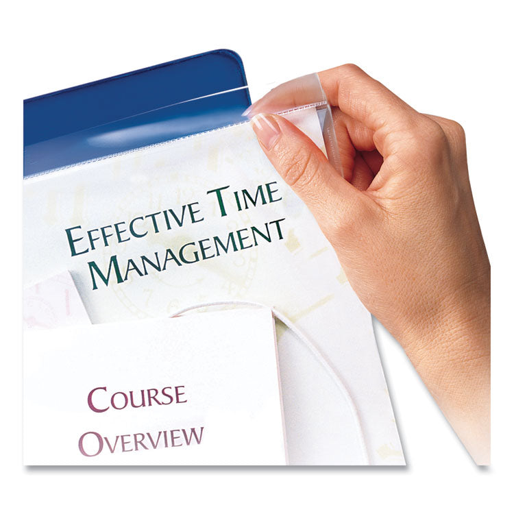 Secure Top Super Heavyweight Diamond Clear Sheet Protector, Side: 3-Hole Punched, Top Load 8.5 x 11 Insert, Clear, 25/Pack