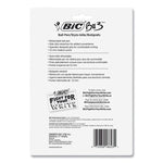 BU3 Ballpoint Pen, Retractable, Medium 1 mm, Black Ink, Smoke/Black Barrel, 18/Pack