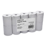 Direct Thermal Printing Thermal Paper Rolls, 3.13" X 230 Ft, White, 10/pack