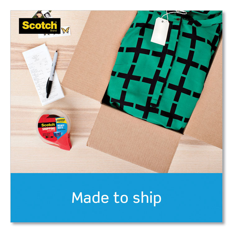 3850 Heavy-Duty Packaging Tape With Dispenser, 3" Core, 1.88" X 54.6 Yds, Clear, 1/roll