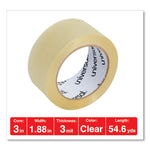 Heavy-Duty Box Sealing Tape, 3" Core, 1.88" x 54.6 yds, Clear, 36/Carton