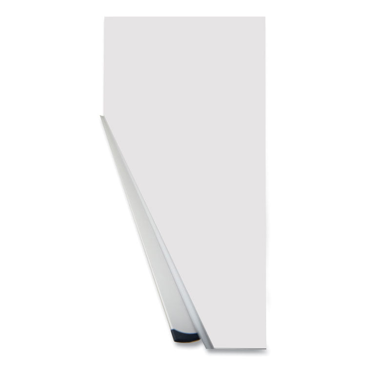 Deluxe Melamine Dry Erase Board, 72" x 48", White Surface, Anodized Aluminum Frame