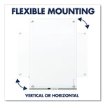 Brilliance Glass Dry-Erase Boards, 72" x 48", White Surface