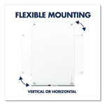 Brilliance Glass Dry-Erase Boards, 96" x 48", White Surface