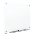 Brilliance Glass Dry-Erase Boards, 72" x 48", White Surface