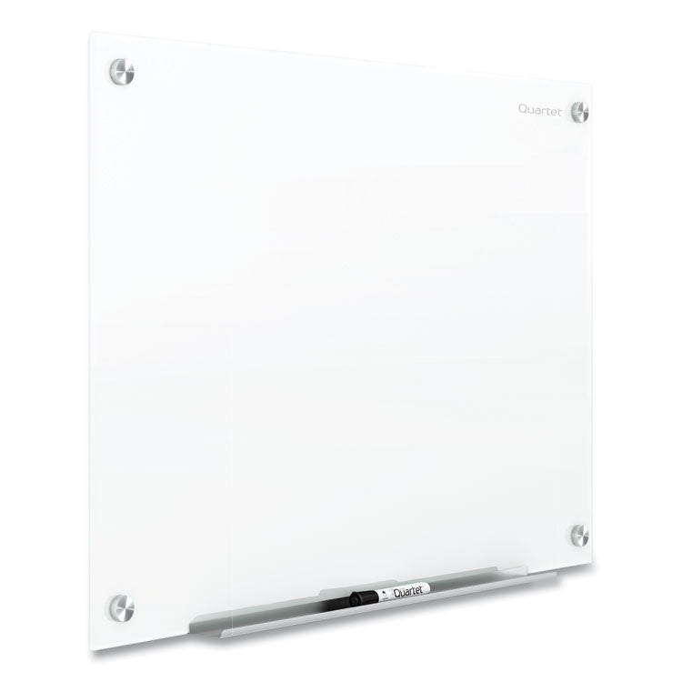 Brilliance Glass Dry-Erase Boards, 72" x 48", White Surface