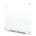 Brilliance Glass Dry-Erase Boards, 72" x 48", White Surface