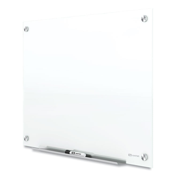 Brilliance Glass Dry-Erase Boards, 72" x 48", White Surface