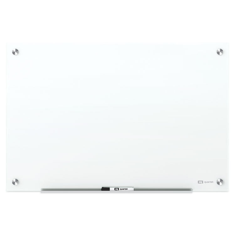 Brilliance Glass Dry-Erase Boards, 96" x 48", White Surface
