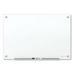 Brilliance Glass Dry-Erase Boards, 72" x 48", White Surface