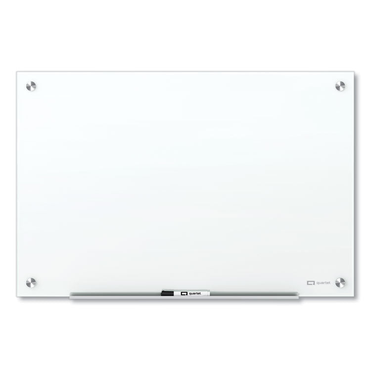 Brilliance Glass Dry-Erase Boards, 72" x 48", White Surface