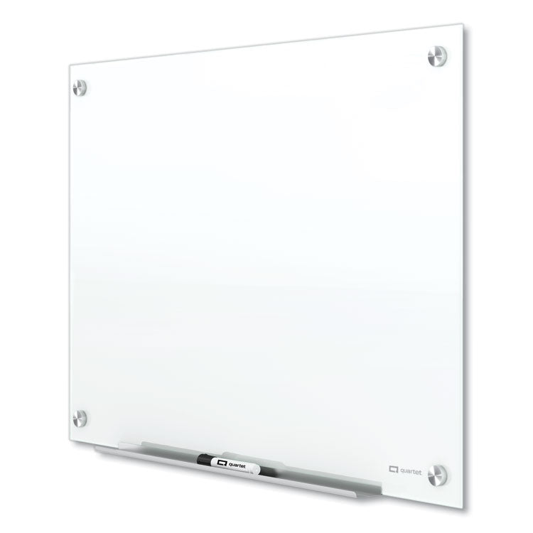 Brilliance Glass Dry-Erase Boards, 96" x 48", White Surface