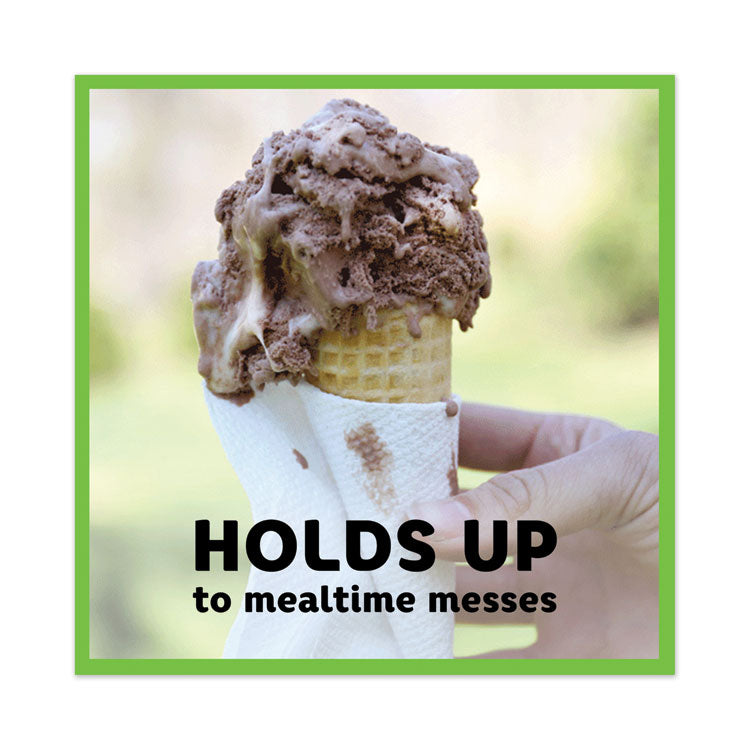 Quilted Napkins, 1-Ply, 12 1/10 X 12, Assorted - Print Or White, 200/pack