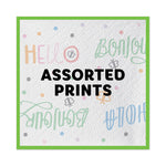 Quilted Napkins, 1-Ply, 12 1/10 X 12, Assorted - Print Or White, 200/pack