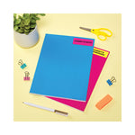 High-Visibility Permanent Laser ID Labels, 1 x 2.63, Asst. Neon, 450/Pack