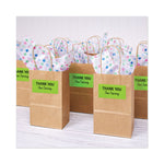 High-Visibility Permanent Laser Id Labels, 2 X 4, Neon Green, 1000/box