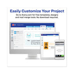 High-Vis Removable Laser/inkjet Id Labels, 2 X 4, Asst. Neon, 120/pack