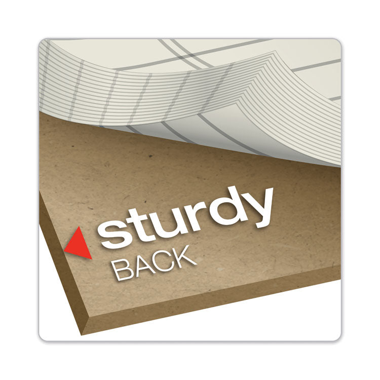 Prism + Colored Writing Pads, Wide/legal Rule, 50 Pastel Ivory 8.5 X 11.75 Sheets, 12/pack