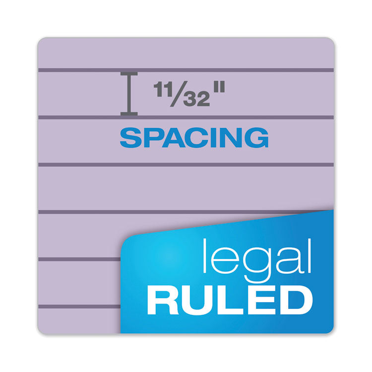 Prism + Colored Writing Pads, Wide/legal Rule, 50 Pastel Orchid 8.5 X 11.75 Sheets, 12/pack