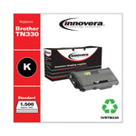 Remanufactured Black Toner, Replacement for TN330, 1,500 Page-Yield