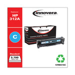 Remanufactured Cyan Toner, Replacement for 312A (CF381A), 2,700 Page-Yield