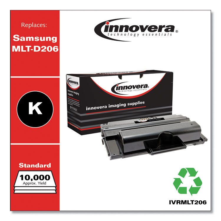 Remanufactured Black Toner, Replacement for MLT-D206L, 10,000 Page-Yield