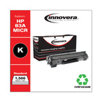 Remanufactured Black MICR Toner, Replacement for 83AM (CF283AM), 1,500 Page-Yield