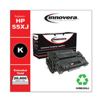 Remanufactured Black Extended-Yield Toner, Replacement for 55X (CE255XJ), 20,000 Page-Yield
