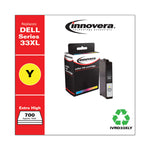 Remanufactured Yellow Ink, Replacement for 33XL (GRW63331-7380), 700 Page-Yield