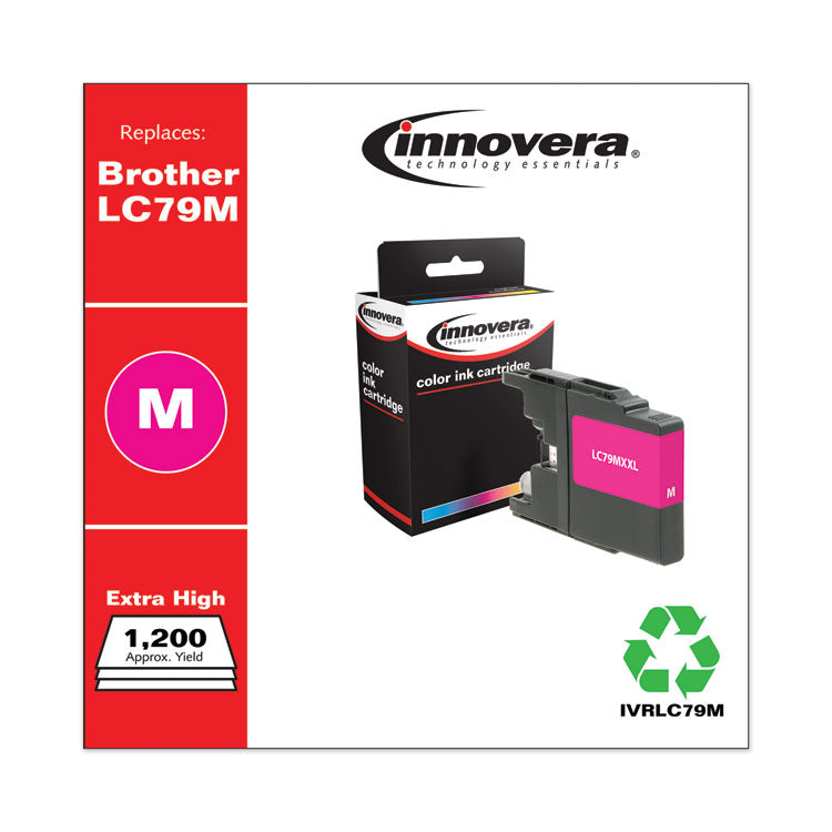 Remanufactured Magenta Extra High-Yield Ink, Replacement for LC79M, 1,200 Page-Yield