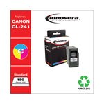 Remanufactured Tri-Color Ink, Replacement for CL-241 (5209B001), 180 Page-Yield