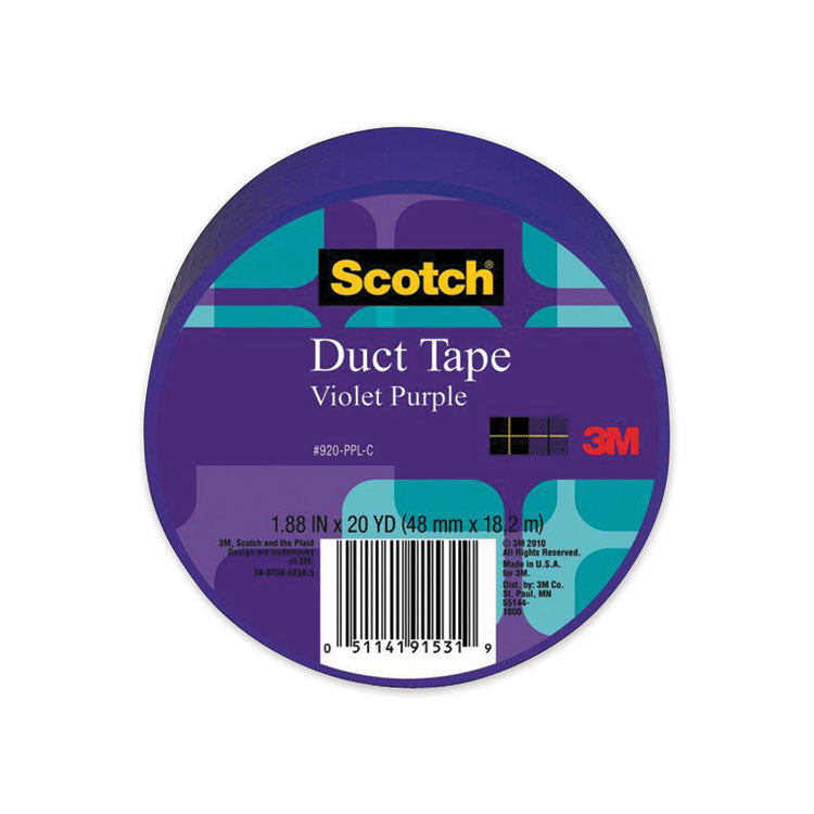 Duct Tape, 1.88" X 20 Yds, Violet Purple