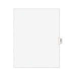 Avery-Style Preprinted Legal Side Tab Divider, 26-Tab, Exhibit F, 11 x 8.5, White, 25/Pack, (1376)
