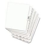 Avery-Style Preprinted Legal Side Tab Divider, 26-Tab, Exhibit C, 11 x 8.5, White, 25/Pack, (1373)