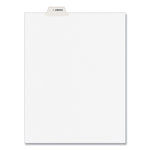 Avery-Style Preprinted Legal Bottom Tab Divider, 26-Tab, Exhibit I, 11 x 8.5, White, 25/PK