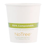 Notree Paper Hot Cups, 10 Oz, Natural, 1,000/carton