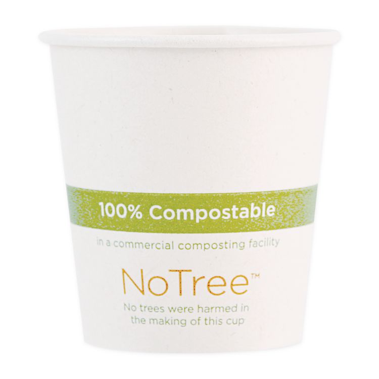 Notree Paper Hot Cups, 10 Oz, Natural, 1,000/carton