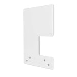 Mounting Safety Barrier With Side Pass Thru, 23.75" X 31.75", Polycarbonate, Clear, 2/carton