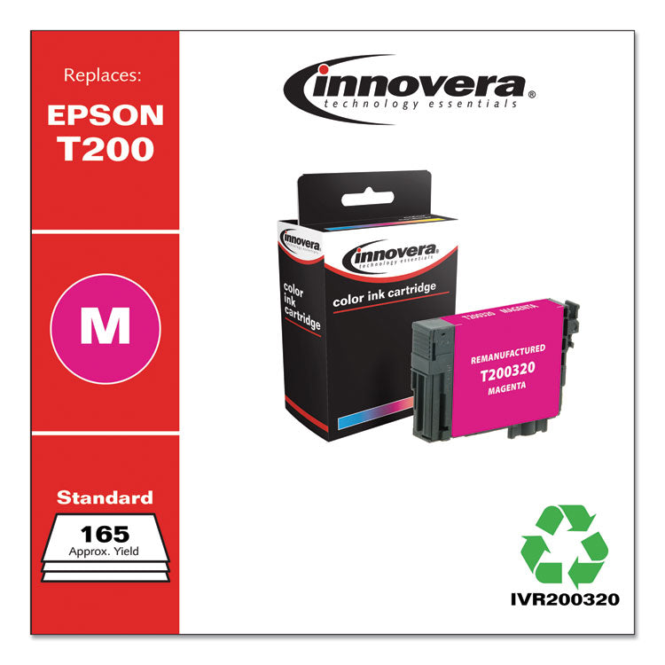 Remanufactured Magenta Ink, Replacement for T200 (T200320), 165 Page-Yield